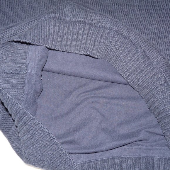 Volcom 1/4 Zip-Up Navy Heavy Pullover XL Extra Large Sweater - Picture 4 of 7